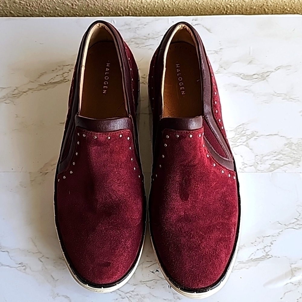 Halogen Marron Suede sneakers